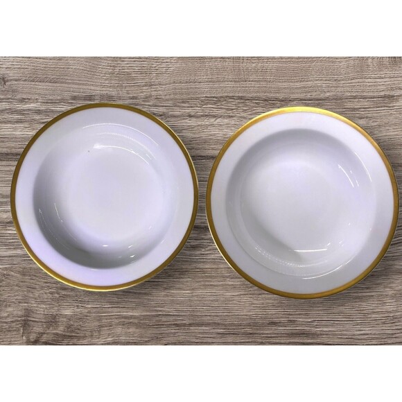 2 - Noritake Patricia 4982 Gold Rim Fruit Dessert / Sauce Bowl - Vintage Retired - Picture 1 of 9